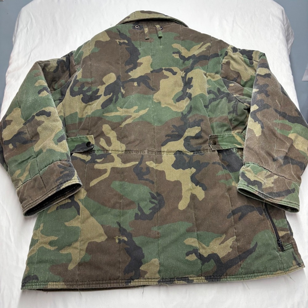 Vintage Saf-T-Bak Chiller Killer Camo Hunting Jacket Buckmasters Mens XL USA - Picture 6 of 8